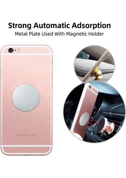 5 Adet Kare 35-45MM Tarzı Chaure Manyetik Araç Telefonu Tutucu Metal Plaka Disk Demir Levha Mıknatıs Cep Telefonu Tutucu Araba Standı Montajı (Yurt Dışından) modelleri