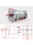 Roba D-60GA775 Dc Motor 24V 30RPM 35W 40KG.CM Yüksek Tork Kuvvet Metal Dişli Redüktörlü Robot Cnc Makine Otomasyon Tekne Araba Elektrikli Bisiklet 5
