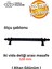128 mm Mat Siyah Çekmece Kulpları Dolap Mobilya Kulp Sert Polimer Kulpu ( 12.8 cm ) = 128MM ( 10 Adet ) 3