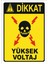 Yüksek Voltaj Levhası 1