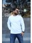 TMB Clothing Modaen Beyaz Bisiklet Yaka Sweatshirt(2 Iplik-Baskısız) 3