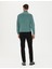 Erkek Siyah Slim Fit Kanvas Pantolon 50278469-VR046 4