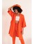 Lody Mood Müslin Kumaş Oversize Kadın Kimono-Oranj 2