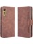 Ile Uyumlu Lg Velvet Kredi Kartı Tutuculu Kickstand Koruyucu Cüzdan Kılıfı, Flip Folyo Kitap Pu Deri Darbeye Dayanıklı Kapak (Yurt Dışından) 1