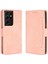 Ile Uyumlu Samsung Galaxy S21 Ultra Kredi Kartı Tutuculu Kickstand Koruyucu Cüzdan Kılıfı, Flip Folyo Kitap Pu Deri Darbeye Dayanıklı Kapak (Yurt Dışından) 1