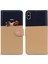 Uyumlu iPhone Xs Max Sevimli Hayvan Desenli Kart Yuvalı Cüzdan Kılıfı (Yurt Dışından) 5