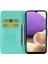 Samsung Galaxy A04 4g (164.4 x 76.3 x 9.1 Mm) Için Pu Deri Cep Telefonu Kapağı, Basılı Baykuş Çiçek Desen Cüzdanı Akıllı Telefon Vaka-Cen (Yurt Dışından) 2