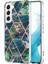 Samsung Galaxy S23 Için Yumuşak Tpu Telefon Kılıfı, Mermer Desen Imd Iml Çift Taraflı Elektrokaplama Koruyucu Kapak Mavisi/yeşil (Yurt Dışından) 1