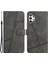 Samsung Galaxy A32 5G/M32 5g Için Cep Telefonu Kılıfı, Cilt Touch Duygu Pu Deri Cüzdan Stand Şok Geçirmez Vintage Style Kapak-Grey (Yurt Dışından) 1