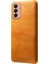 Samsung Galaxy M13 4g Cep Telefonu Kapağı Için, Dalgalı Buzağı Anti-Drop Dokulu Pu Deri Kaplamalı Pc Telefon Vaka-Orange (Yurt Dışından) 1
