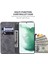Samsung Galaxy M13 4g Için Pu Deri Koruyucu Kabuk, Geometri Baskılı Şok Geçirmez Kasık Telefon Standı Cüzdan Kapağı Strap-Grey (Yurt Dışından) 2