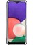 Samsung Galaxy A22 5g (Ab Versiyonu) Sürgülü Kamera Kapağı Kickstand Tasarım Telefon Kılıfı Pc+Tpu Şok Geçirmez Arka Kapak Iç Kart Tutucu Işlev-Siyah/beyaz (Yurt Dışından) 2