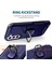Samsung Galaxy S22 5g Pc+Silikon Için 3-1 Arada Koruyucu Kılıf Dönebilir Yüzük Kickstand Telefon Damla Geçirmez Kapak Navy Blue (Yurt Dışından) 2