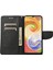 Samsung Galaxy A04 4g (164.4 x 76.3 x 9.1 Mm) Için Pu Deri Telefon Kasası, Büyük Kelebekler Çiçek Deseni Baskı Manyetik Toka Anti-Fall Cüzdan Kapak Standı Kayış-Black (Yurt Dışından) 2