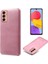 Samsung Galaxy M13 4g Cep Telefonu Kapağı Için, Dalgalı Buzağı Anti-Drop Dokulu Pu Deri Kaplamalı Pc Telefon Kılıfı Altın (Yurt Dışından) 2