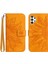 Samsung Galaxy A32/M32 5g HT04 Pu Deri Deri Şok Geçirmez Kasa Çıkarılmış Ayçiçeği Cilt Touch Telefon Stand Cüzdan Kapağı El Strap-Sarı (Yurt Dışından) 1