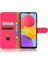 Samsung Galaxy M13 Için 4g Cilt Touch Hissedilen Tam Koruma Pu Deri Kılıf Stand Cüzdan Magnetic Toka Telefon Kapağı Strap-Red ile (Yurt Dışından) 2