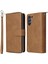 Samsung Galaxy S21 Fe 5g Için Anti-Drop Pu Deri Kabuk, Stand Cüzdan Telefonu Flip Kılıf Magnetic 9 Kart Tutucu Yuvaları Strap-Brown ile Fermuar Cep Kapağı (Yurt Dışından) 1