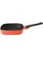 Gem Çıkarılabilir Saplı Stay Cool Izgara Tava Turuncu 24 Cm 1