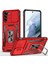 Samsung Galaxy S21+ 5g Slayt Lens Kapağı Pc+ Tpu Ring Kickstand Cep Telefonu Anti-Drop Case-Red Için (Yurt Dışından) 1