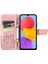 Samsung Galaxy M13 Için 4g Pu Deri Deri Stand Cüzdan Kılıfı Çarpışma Kanıtı Baskılı Kelebek Desen Cep Telefonu Kapak Golü Altın (Yurt Dışından) 2
