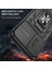 Samsung Galaxy A03S (165.8 x 75.9 x 9.1mm) (Abd Versiyonu) Zırh Serisi Şok Emici Hibrid Sert Pc Yumuşak Tpu Kasa Araba Montajı Kickstand Arka Kabuk Kamera Kapak-Siyah (Yurt Dışından) 2