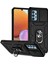 Samsung Galaxy A32 4g (Ab Versiyonu) Için Metal Kickstand Telefon Kasası, Slayt Kamera Koruma-Siyah ile Şok Geçirmez Pc+Tpu Kapağı (Yurt Dışından) 1