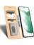 Samsung Galaxy S21+ 5g Anti-Fall Pu Deri Deri Telefon Kasası Giyim Dayanıklı Izgara Dokusu Koruyucu Telefon Flip Cüzdan Kapağı Stand Beige (Yurt Dışından) 2