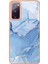 Samsung Galaxy S20 Fe 4G/5G/S20 Fe 2022/S20 Lite 2.0mm Imd Mermer Desen Tpu Kapak Geri Koruyucu Elektraplama Telefon Kapak Mavisi (Yurt Dışından) 1
