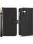 Samsung Galaxy A04 4g (164.4 x 76.3 x 9.1 MM)/M13 5g Fermuar Cep Pu Deri Kapak Standı Stand Cüzdan Şok Geçirmez Flip Telefon Kılıfı El Kayışı ve Omuz Kayış-Siyah (Yurt Dışından) 1