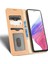 Samsung Galaxy A53 Için 5g 5g Grid Doku Pu Deri Deri Stand Cüzdan Kılıfı Manyetik Otomatik Emzersiz Folio Flip Telefon Kapak Bej (Yurt Dışından) 2