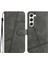 Retro Pu Deri Dikiş Samsung Galaxy S23, Cüzdan Cilt Touch Hissed Telefon Kapak-Grey Için (Yurt Dışından) 1