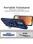 Samsung Galaxy A32 4g (Ab Versiyonu) Için Metal Kickstand Telefon Kasası, Slayt Kamera Koruma-Mavisi ile Şok Geçirmez Pc+Tpu Kapağı (Yurt Dışından) 2