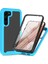 Samsung Galaxy S23 Için+3'ü 1 Arada Pc+Tpu+Pet Ekran Koruyucu Telefon Kılıfı Tam Koruma Bırakma Damlı Kapak Baby Blue (Yurt Dışından) 1