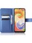 Samsung Galaxy A04 4g (164.4 x 76.3 x 9.1 MM)/M13 5g Elmas Doku Pu Deri Stand Kılıfı Manyetik Toka Cüzdan Telefon Kapak-Mavi (Yurt Dışından) 1