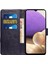 Samsung Galaxy A23E Için Baskı Çiçek Kelebek Telefon Kapağı Pu Deri Deri Şok Geçirmez Cüzdan Standı Case-Dark Mor (Yurt Dışından) 2