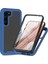 Samsung Galaxy S23 Için+3'ü 1 Arada Pc+Tpu+Pet Ekran Koruyucu Telefon Kılıfı Tam Koruma Bırakma Damlı Kapak-Dark Mavi (Yurt Dışından) 1