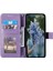 Samsung Galaxy A54 Için 5g Baskılı Mandala Çiçek Katlama Standı Pu Deri Deri Cüzdan Strap-Purple ile Manyetik Flip Telefon Kapağı (Yurt Dışından) 1