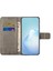 Samsung Galaxy A04 4g (164.4 x 76.3 x 9.1 MM)/M13 5g Anti-Fall Pu Deri Telefon Kasası Basılmış Baykuş Ağacı Deseni Flip Cüzdan Kapağı Stant-Grey (Yurt Dışından) 2