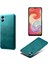 Samsung Galaxy A04 4g (164.4 x 76.3 x 9.1 Mm) Cep Telefonu Kapağı, Baldır Dokulu Pu Deri Kaplamalı Pc Telefon Kılıf Yeşili (Yurt Dışından) 2