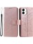 Samsung Galaxy A04 4g (164.4 x 76.3 x 9.1 Mm) Mandala Çiçek Deseni Baskılı Stant Çantası Şok Geçirmez Pu Deri Cüzdan Telefon Kapak Çizgisi Altın (Yurt Dışından) 1