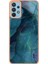 Samsung Galaxy A32 4g (Ab Versiyonu) 2.0mm Mermer Desen Tpu Kapağı Imd Elektrapılaştırma Çerçevesi Cep Telefonu Kılıf Yeşili (Yurt Dışından) 1