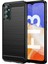 Samsung Galaxy M13 Için 4G/M13 (Hindistan) 4G/F13 4G/M23 5G/F23 5g Karbon Fiber Doku Yumuşak Tpu Kılıf Damgası Damalı Fırçalı Telefon Kapağı Black (Yurt Dışından) 1