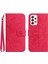Samsung Galaxy A53 Için 5g HT04 Cilt Touch Pu Deri Deri Kitap Telefon Stili Kılıfı Baskılı Ayçiçeği Stand Cüzdan Kapağı El Strap-Rose (Yurt Dışından) 1