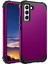 Samsung Galaxy S22 Için 5g Damla Geçirmez 3-1 Arada Silikon+Pc Telefon Kılıfı Kalınlaştırılmış Köşe Iyi Korunmuş Kapak-Mor (Yurt Dışından) 1