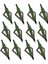 Yeşil 12 Adet Tarzı Avcılık Ok Ipuçları Avcılık Broadheads 3 Bıçaklı Okçuluk Broadhead Tahıl Geleneksel Yay ve Bileşik Yay Için Vidalı Ok (Yurt Dışından) 1