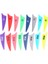 1,75 Inç Neon-Yeşil Tarzı Okçuluk Bolt Fletching Vane Inch Crossbow Ok Tüyü Dıy Avcılık ve Çekim Için Tpu Tüy (Yurt Dışından) 5