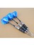 D Tarzı Et Teel Sivri Dart Kapalı Spor Oyunları Standart Sert Dart Nikel Kaplama Demir Namlu Al Shafts Aurora Wing (Yurt Dışından) 4