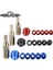 45 Derece Kırmızı Set Stili 1 Takım Derece Bileşik Yay Peep Sight Okçuluk Wit Iç Çekirdek Alüminyum Çekim Aksesuarları (Yurt Dışından) 2