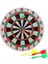 1 Takım Stili 29.5cm Dart Tahtası Oyun Seti Ev Duvar Asılı Çift Taraflı Mevcut Kalınlaşmış Kapalı Açık Atma Oyunu Çelik Uçlu Dart (Yurt Dışından) 1